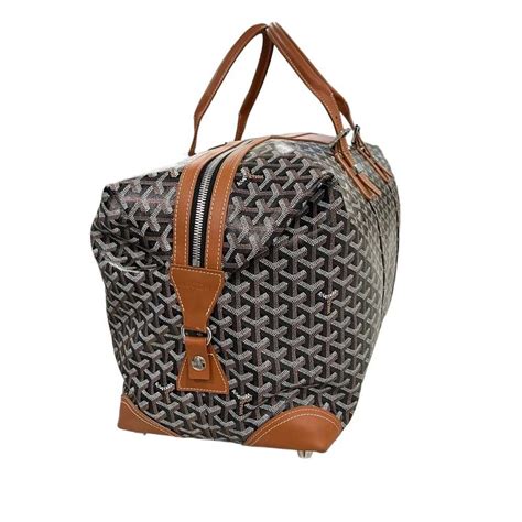 goyard duffle bag orange|2020 Goyard 55 duffle bag.